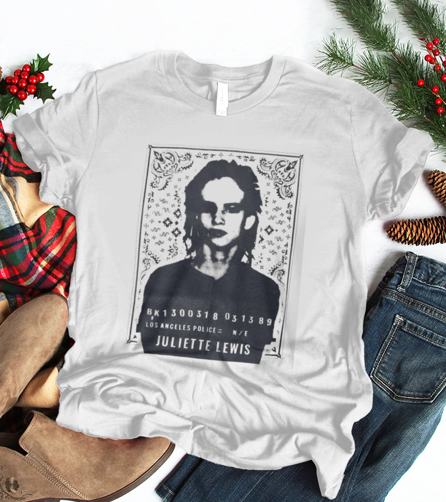 Juliette Lewis Los Angeles Police Shot 300318 USA 1989 T-Shirt