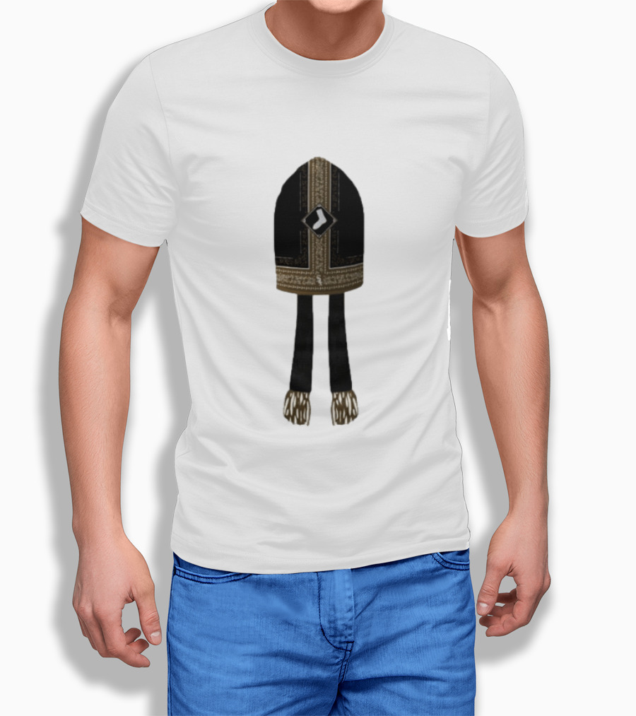 Pope Leo XIV Chicago White Sox Mitre Hat With Sox T-Shirt