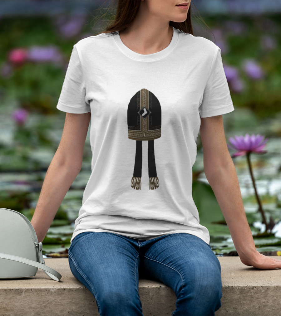 Pope Leo XIV Chicago White Sox Mitre Hat With Sox T-Shirt