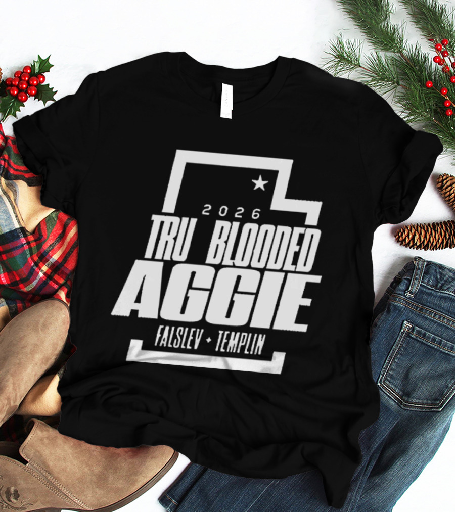 True Blooded Aggie Falslev Templin 2026 Utah Star T-Shirt