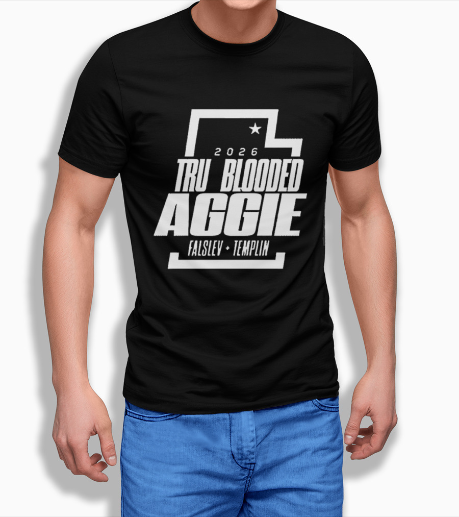 True Blooded Aggie Falslev Templin 2026 Utah Star T-Shirt
