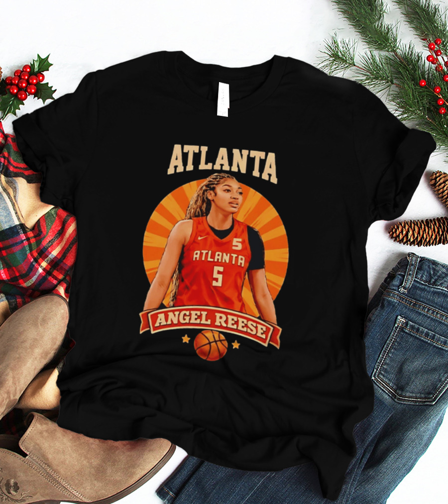 Atlanta Angel Reese Basketball T-Shirt
