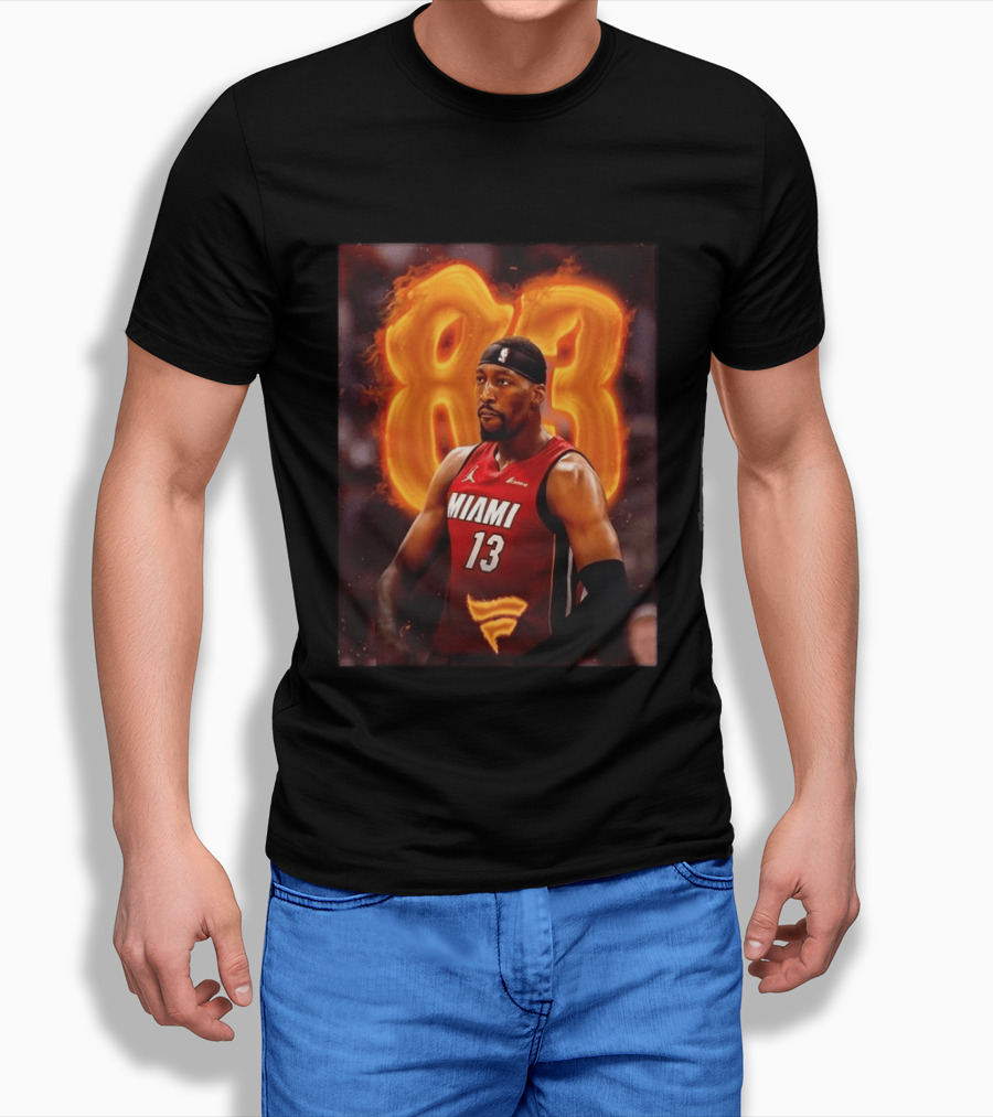 Bam Adebayo Miami 83 Points NBA 13 Basketball Heat T-Shirt