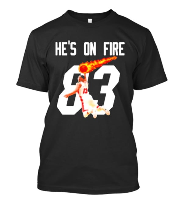 Bam Adebayo 83 Points He's On Fire Dunk Basketball T-Shirt