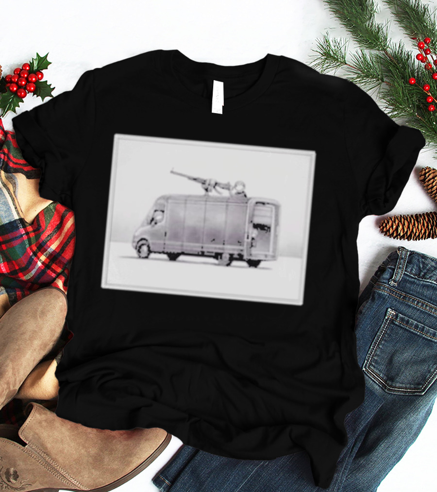 Boldy James Manhunt Banksy Inspired Armored Truck Scene T-Shirt