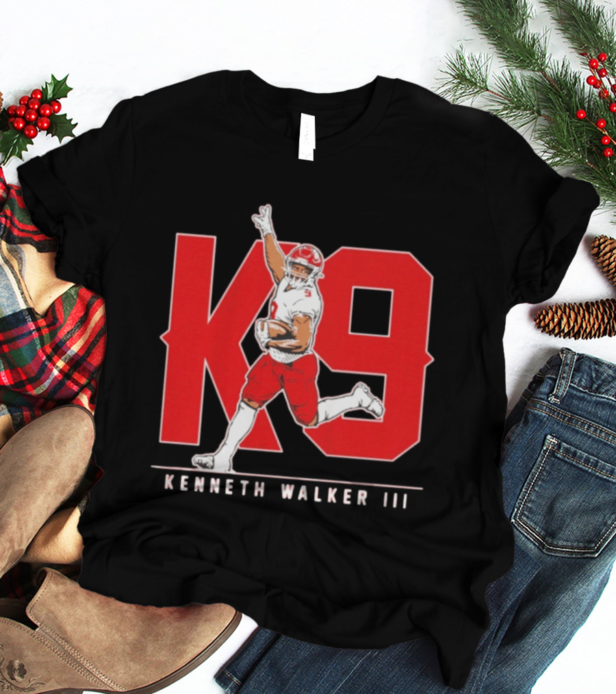 Kenneth Walker III K9 Kansas City Chiefs Football Player T-Shirt