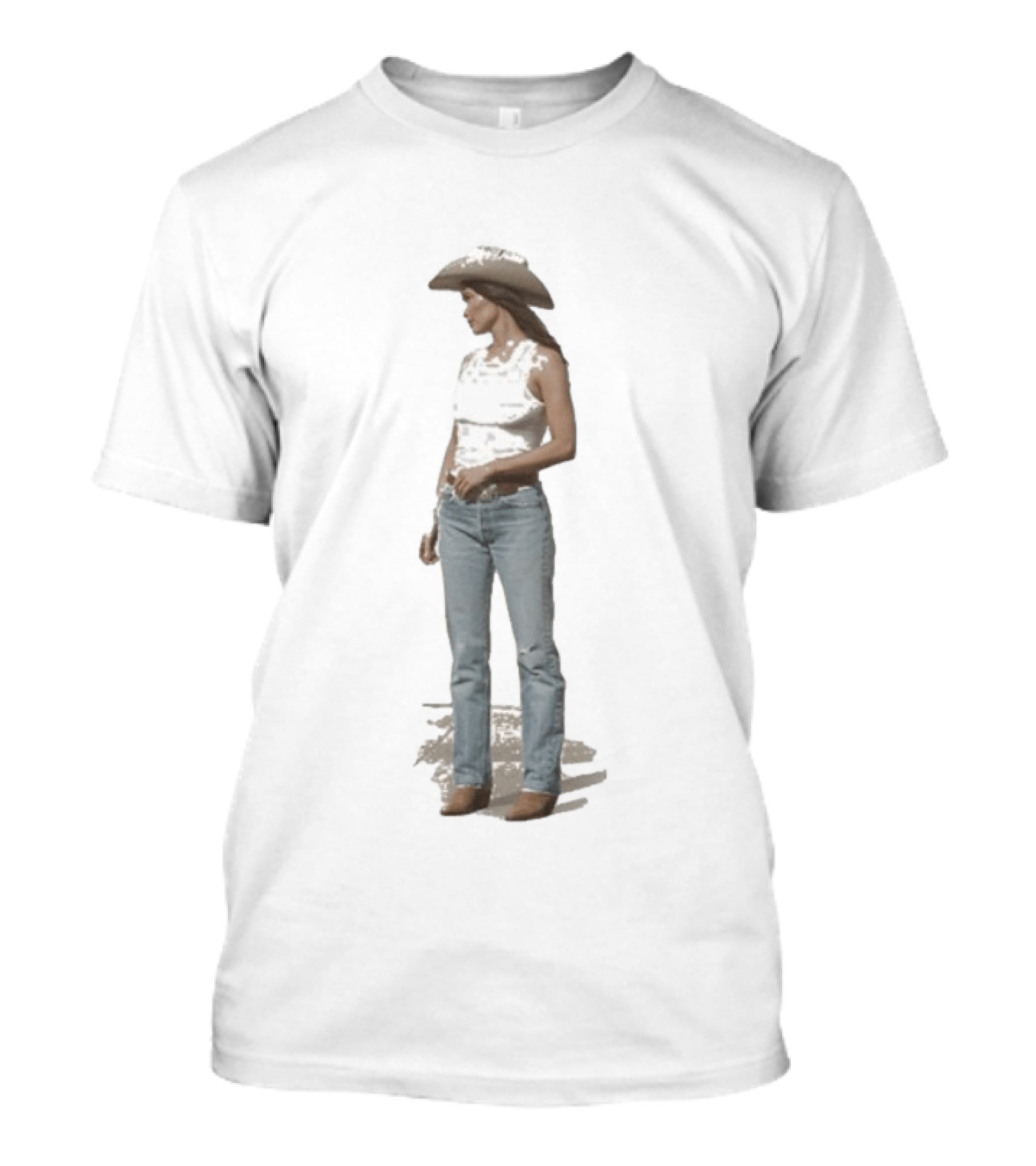 Kacey Musgraves Middle Of Nowhere Cowgirl Style Jeans And Hat T-Shirt