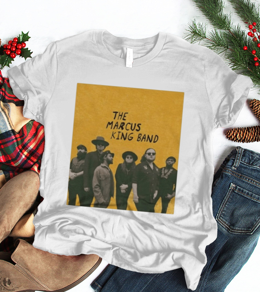 The Marcus King Band Vintage American Tour Group Photo T-Shirt