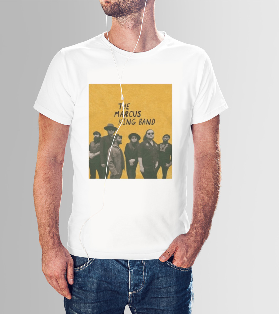 The Marcus King Band Vintage American Tour Group Photo T-Shirt