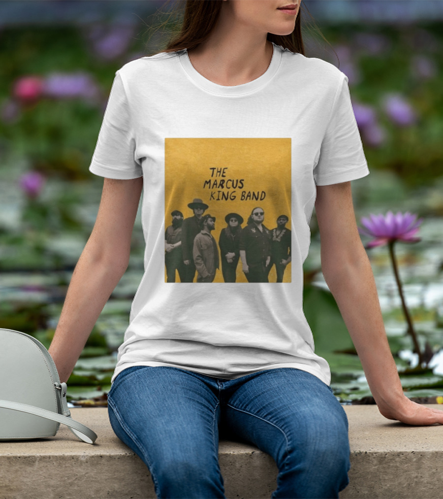 The Marcus King Band Vintage American Tour Group Photo T-Shirt