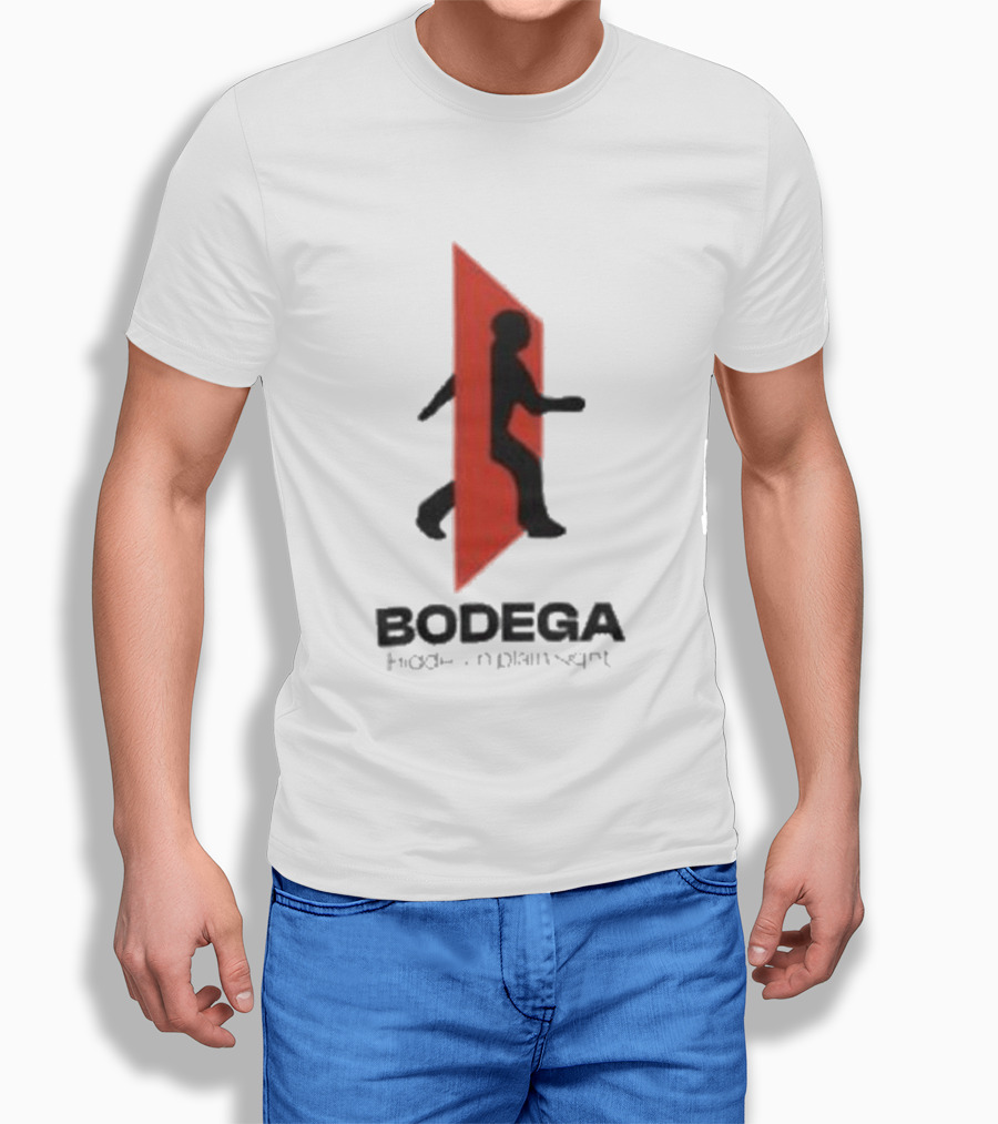 Bodega Doors Of Perception Person Walking Through Red Portal T-Shirt