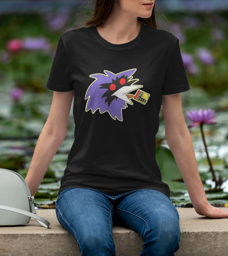 Rat Bird Old Bay Seasoning Meme Yellow Box Purple Creature Red Eyes T-Shirt