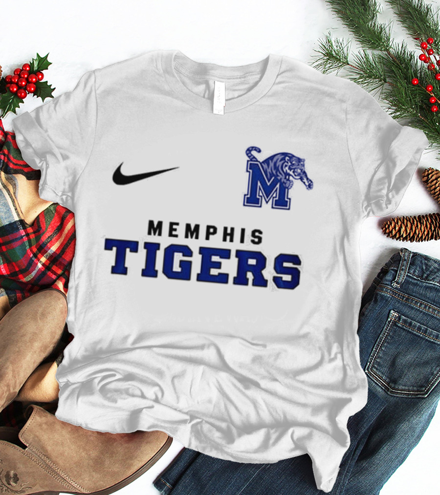 Memphis Tigers Snoopy And Friend It's The Most Wonderful Time Of The Year Nike Tiger M T-Shirt