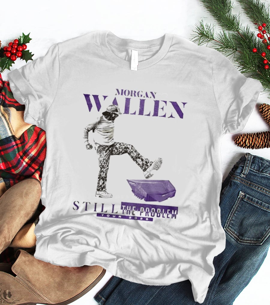 Morgan Wallen Still The Problem Tour 2026 Minnesota Vikings Collaboration T-Shirt