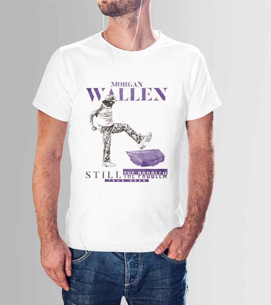 Morgan Wallen Still The Problem Tour 2026 Minnesota Vikings Collaboration T-Shirt