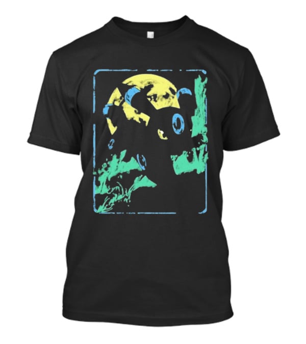 8thwndr Moonbreon Neon Lunar Creature T-Shirt