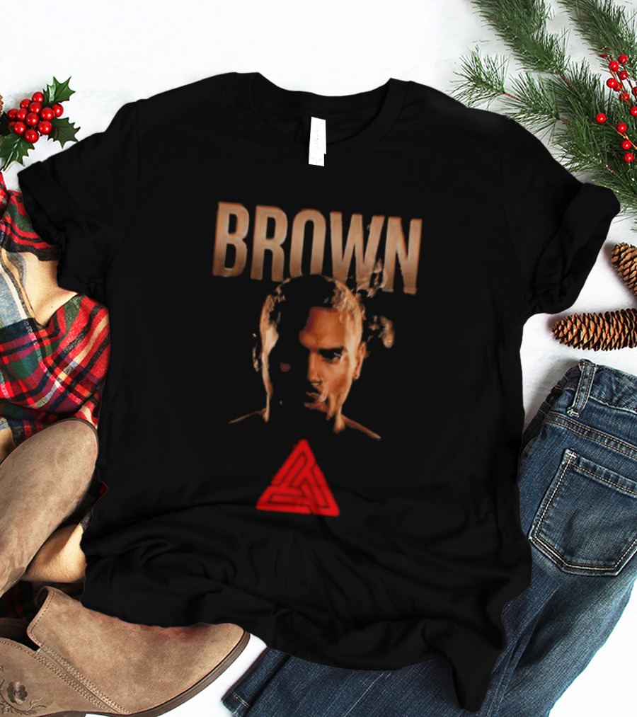 Chris Brown 2026 R&B Tour Promo With Geometric T-Shirt