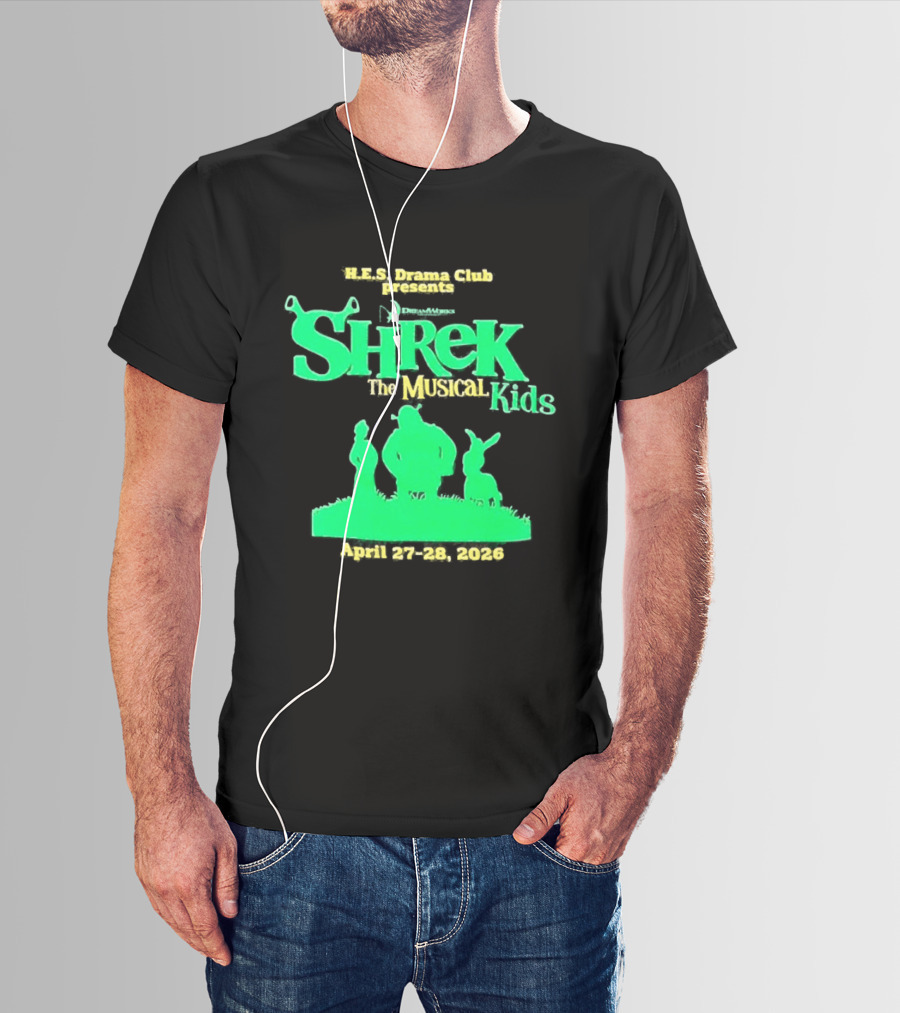 HHS Drama Club Presents Shrek The Musical Kids August 3rd 5th 2023 T-Shirt
