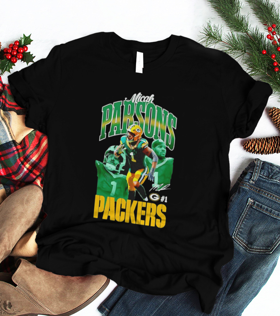 Micah Parsons Green Bay Packers NFL Iconic 2023 #1 T-Shirt