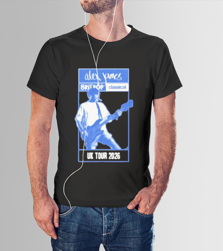 Alex James Britpop Classical UK Tour 2023 T-Shirt