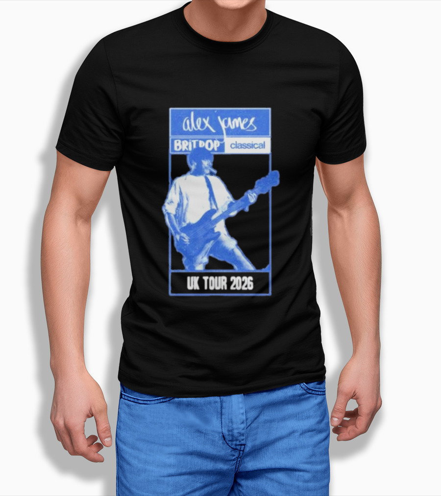 Alex James Britpop Classical UK Tour 2023 T-Shirt