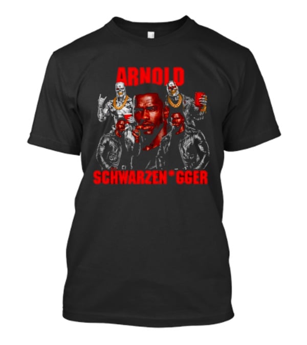 Arnold Schwarzenegger Iconic Movie Characters And Bodybuilding Poses T-Shirt
