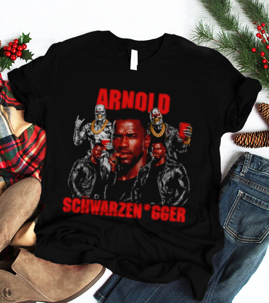Arnold Schwarzenegger Iconic Movie Characters And Bodybuilding Poses T-Shirt