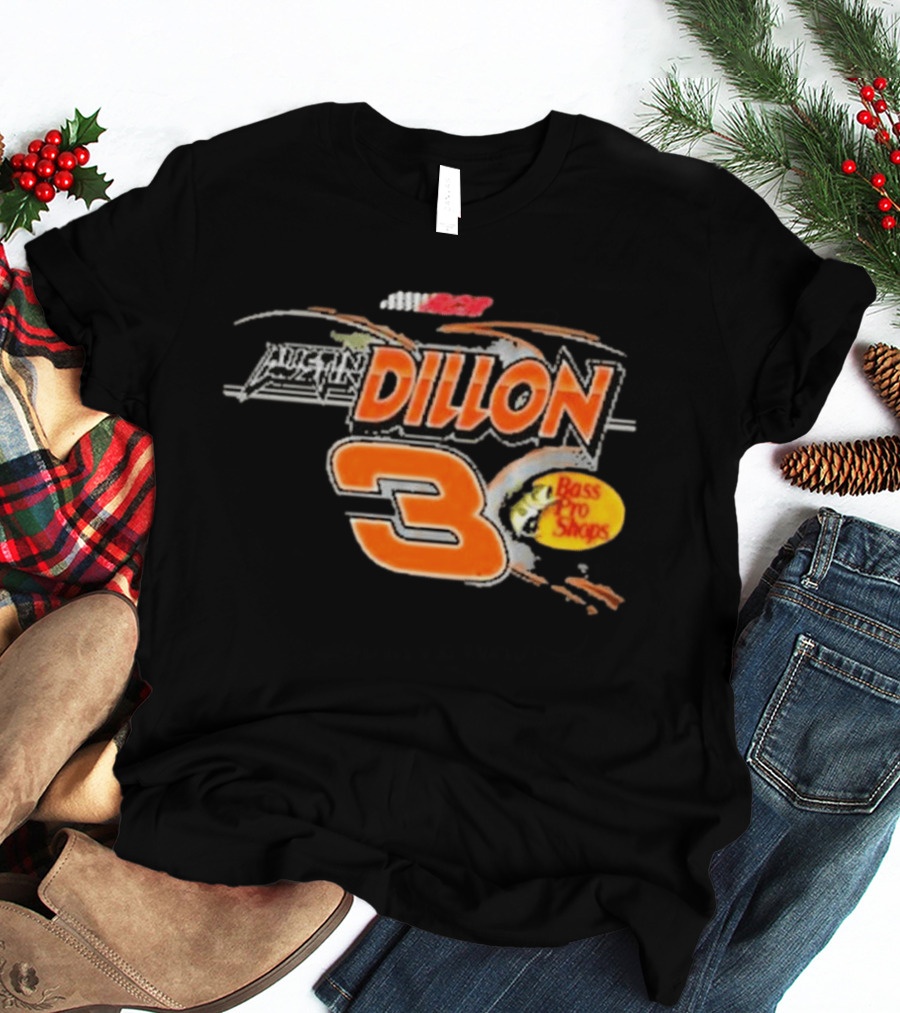 Austin Dillon 3 Bass Pro Shops 2026 Racing T-Shirt