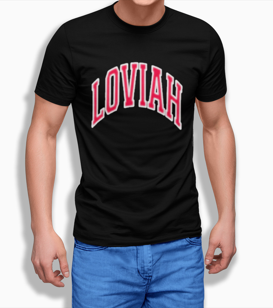 Empire Loviah Team Bold Red Arch Lettering T-Shirt