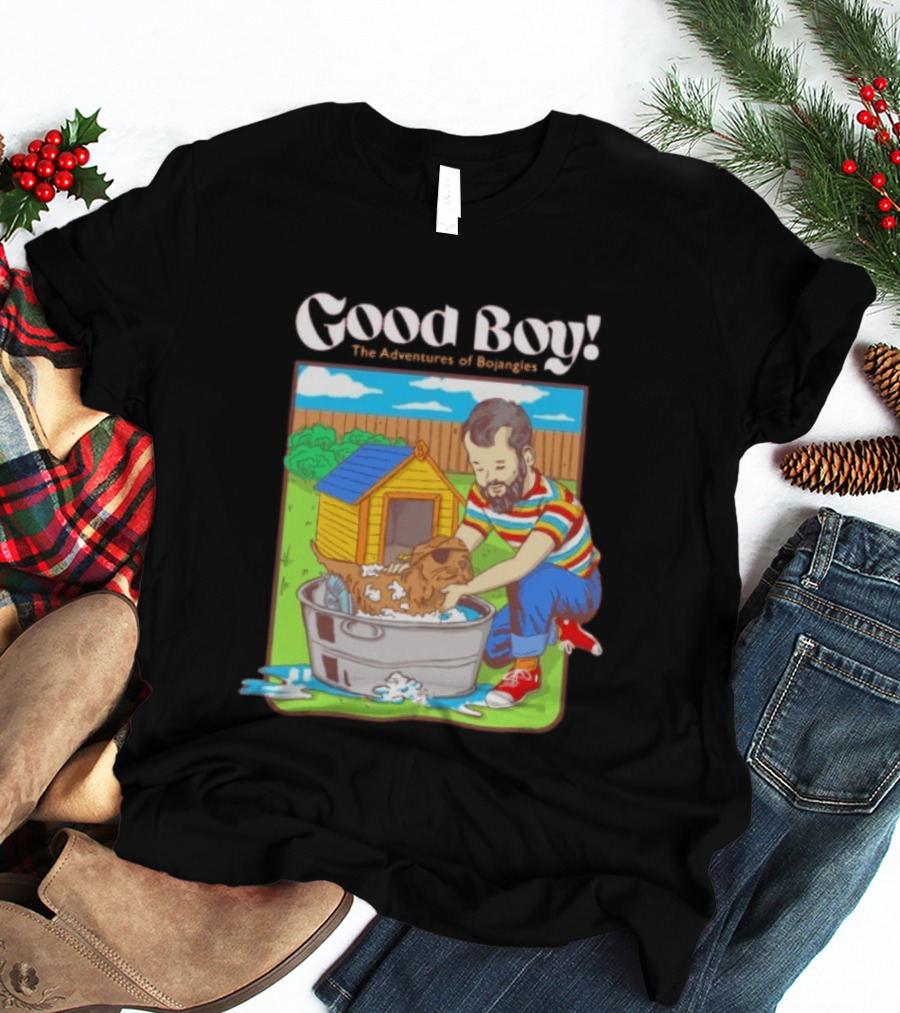 Good Boy The Adventures Of Bojangles Dog Bath Scene T-Shirt