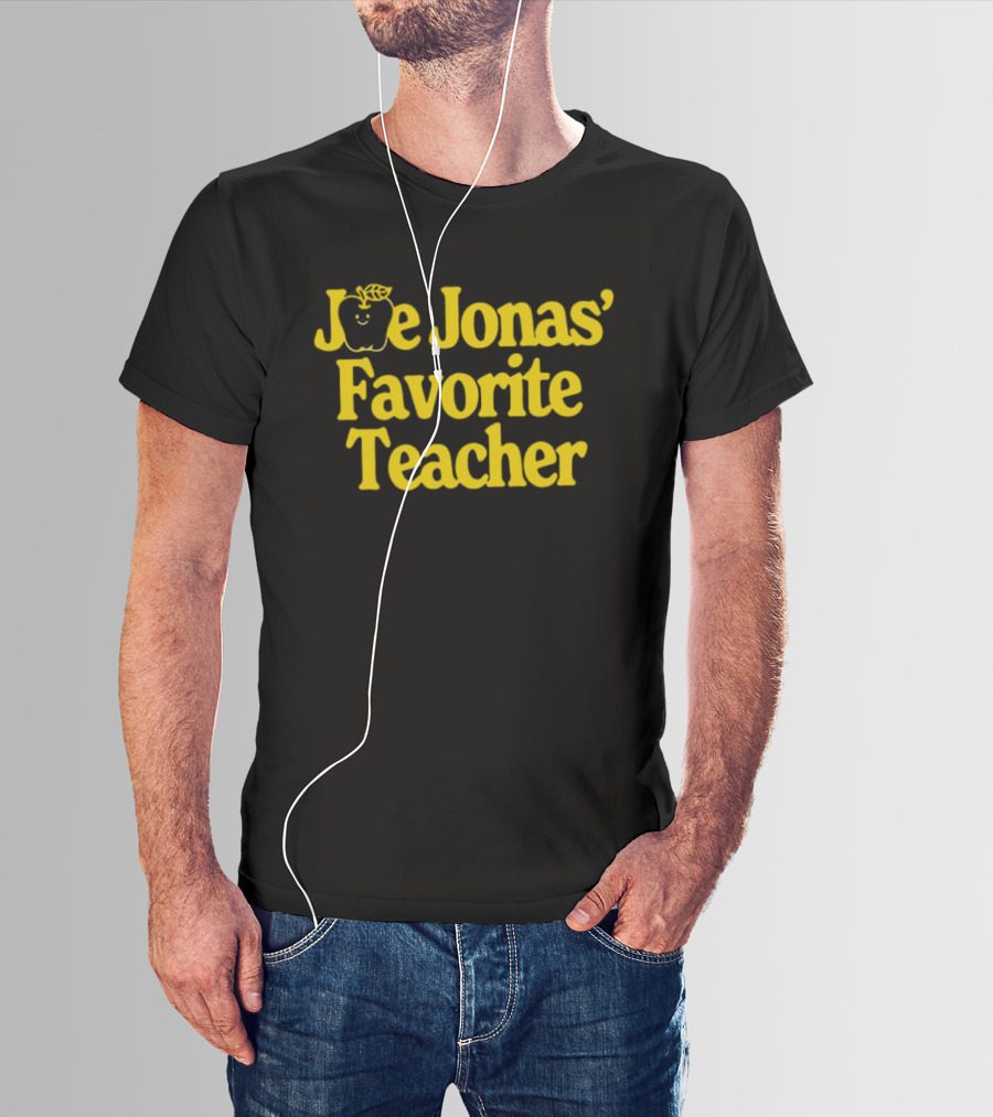 Joe Jonas' Favorite Teacher Bear Sketch T-Shirt