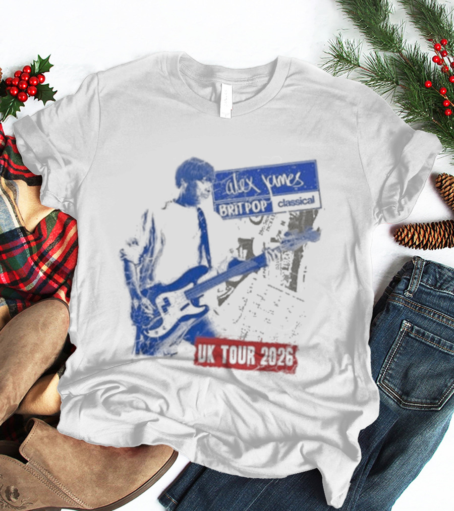 Alex James Britpop Classical UK Tour 2026 T-Shirt