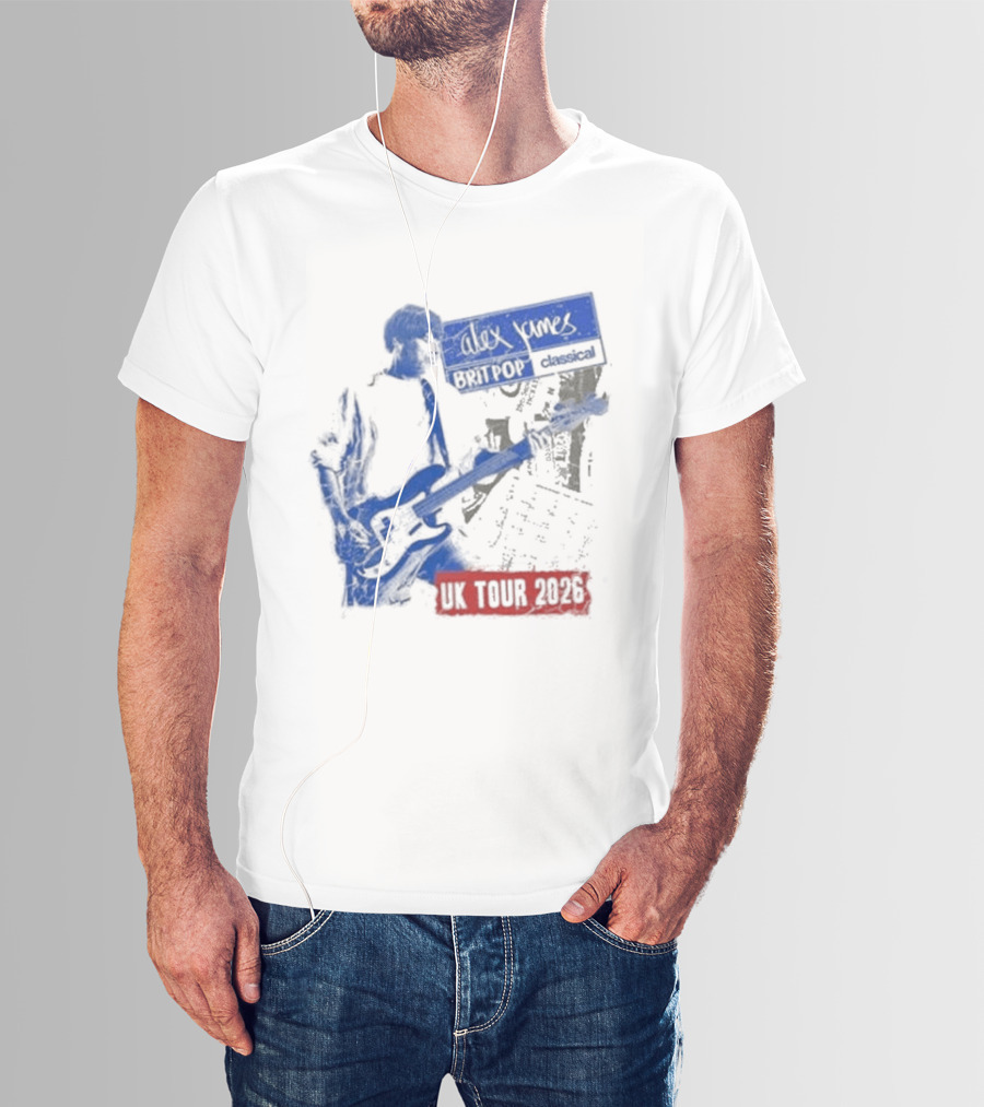 Alex James Britpop Classical UK Tour 2026 T-Shirt
