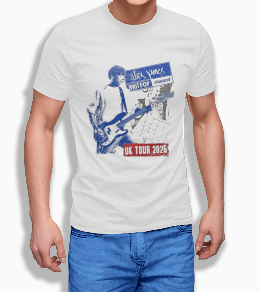 Alex James Britpop Classical UK Tour 2026 T-Shirt