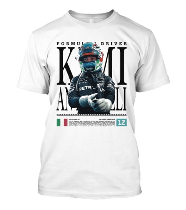 Formula 1 Driver Kimi Antonelli Petronas Racing 2026 T-Shirt