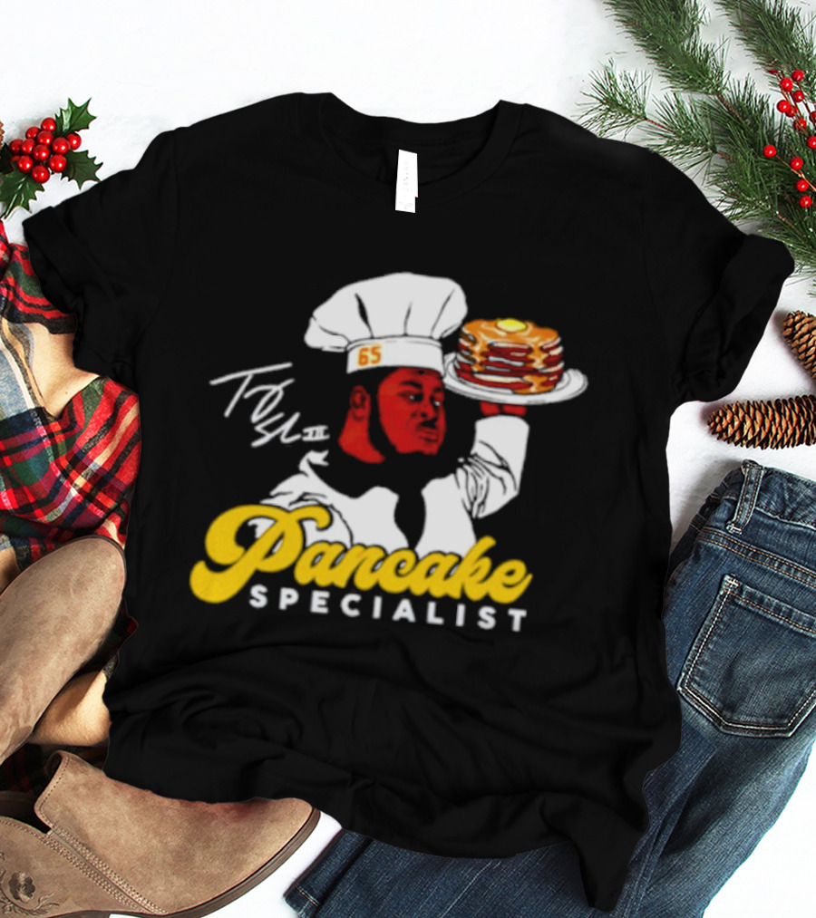 Trey Smith 65 Pancake Specialist Chef T-Shirt