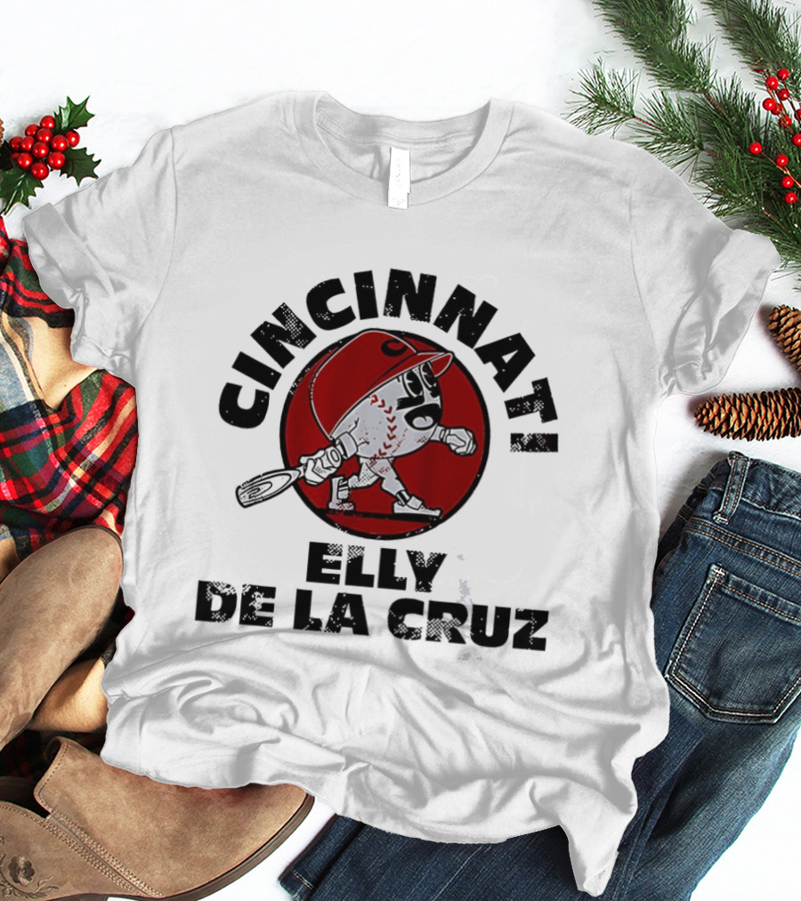 Cincinnati Reds Elly De La Cruz Baseball T-Shirt