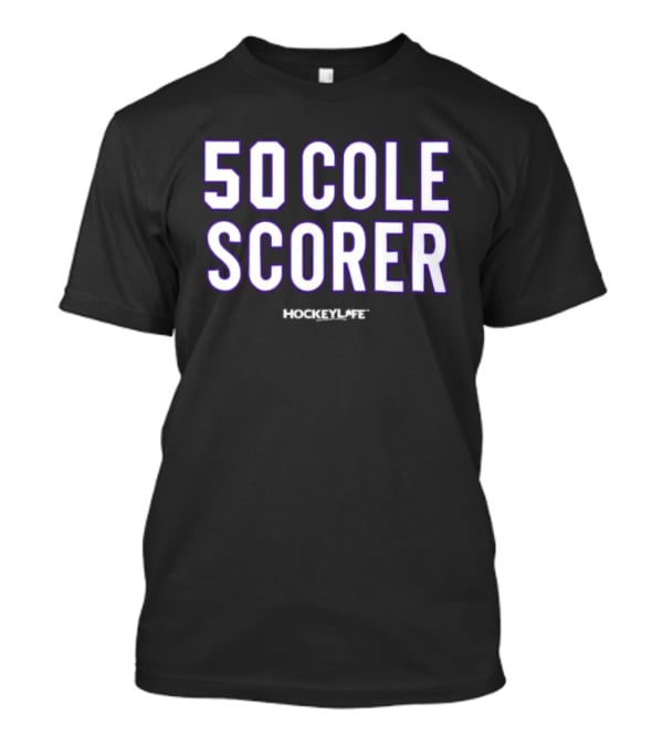 50 Cole Scorer Hockey Player T-Shirt