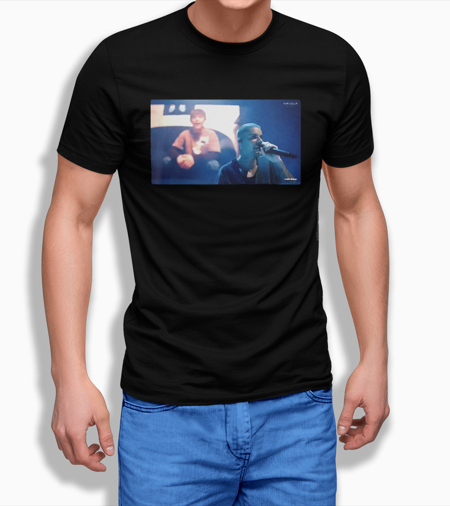 Justin Bieber Live Coachella Performance Iconic Concert Moment T-Shirt
