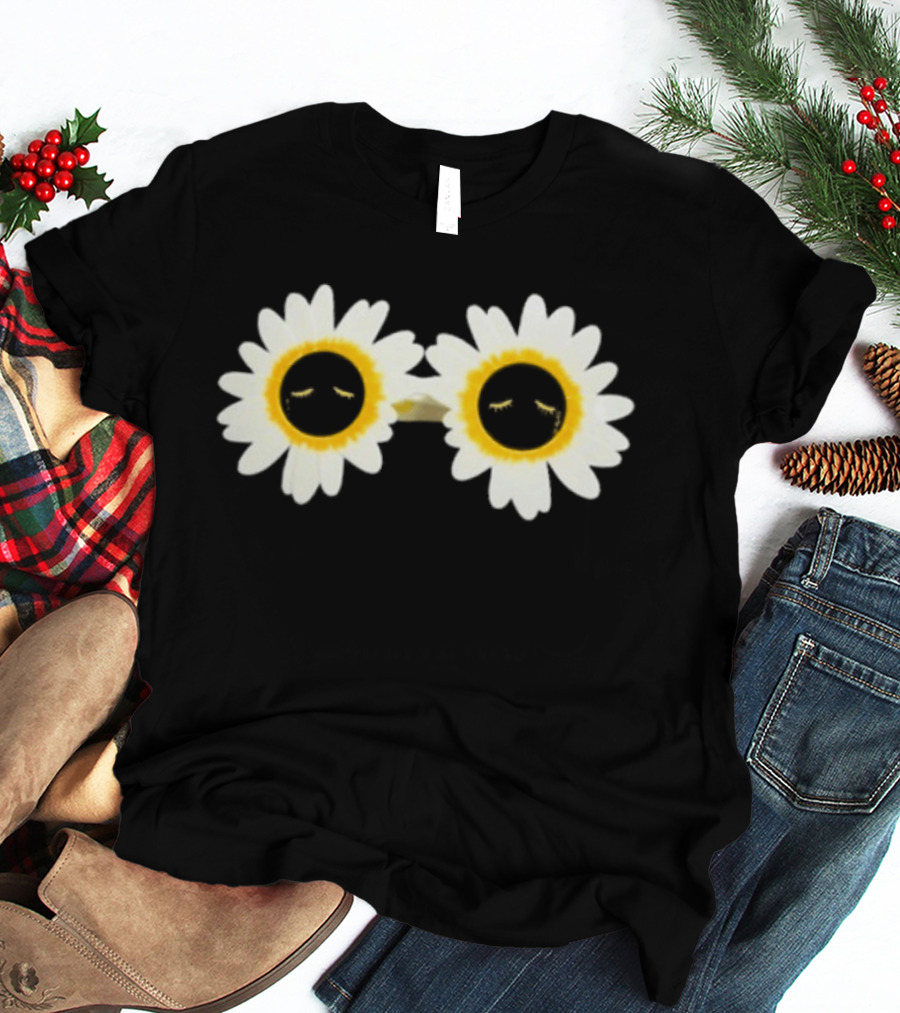Arcade Fire Flower Power Daisy Sunglasses T-Shirt