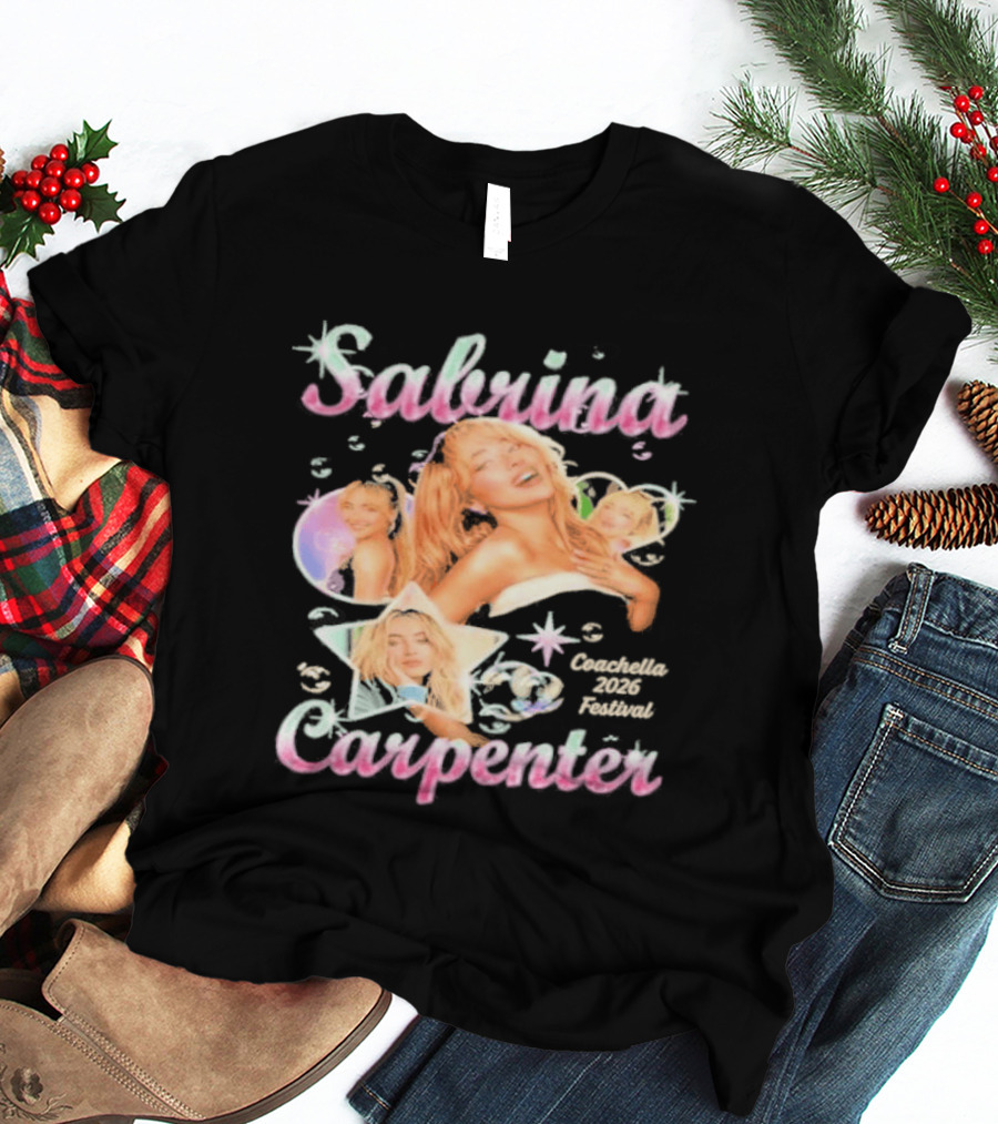 Sabrina Carpenter Coachella Valley Music Festival Star T-Shirt