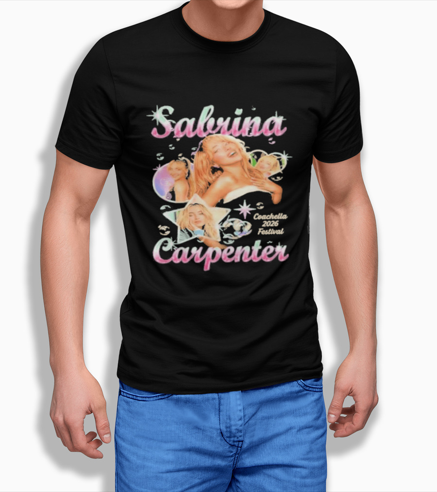 Sabrina Carpenter Coachella Valley Music Festival Star T-Shirt