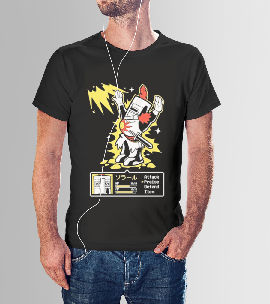 Solar Man Goblin Tengu Attack Praise Defend Item T-Shirt