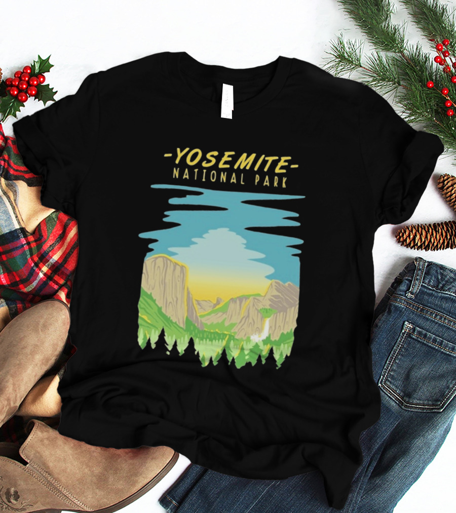 Yosemite National Park Scenic Nature Vista T-Shirt