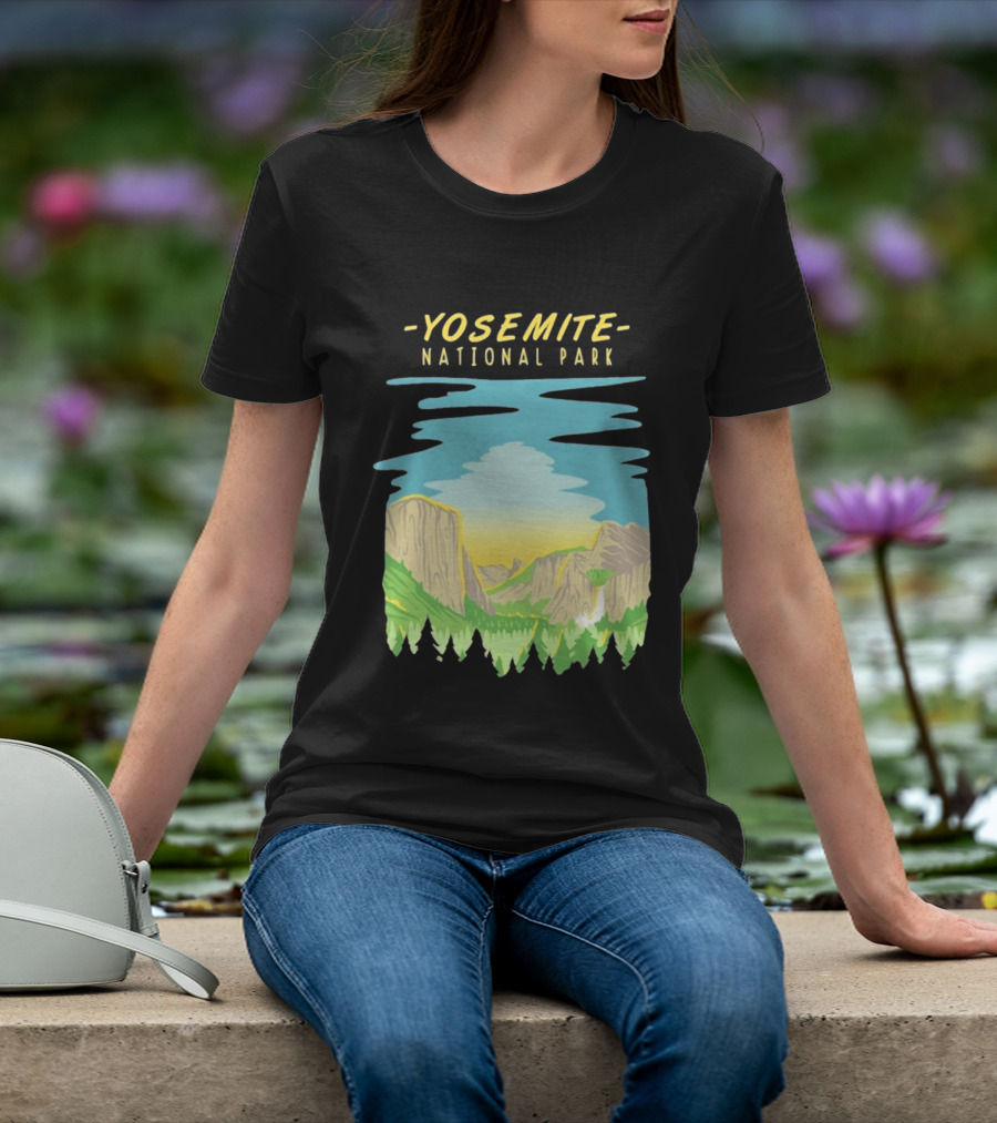 Yosemite National Park Scenic Nature Vista T-Shirt