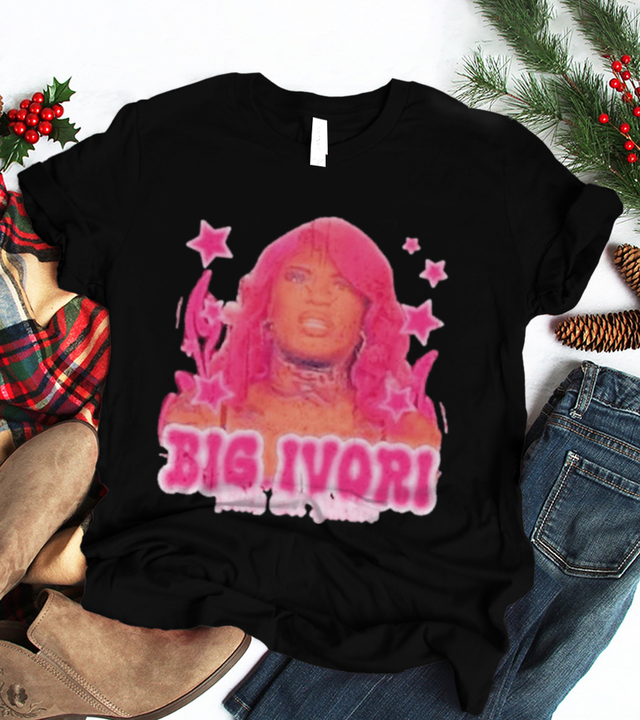 Big Ivori Bitch Got Parked Ivori Minor Stars Retro Pink Aesthetic T-Shirt
