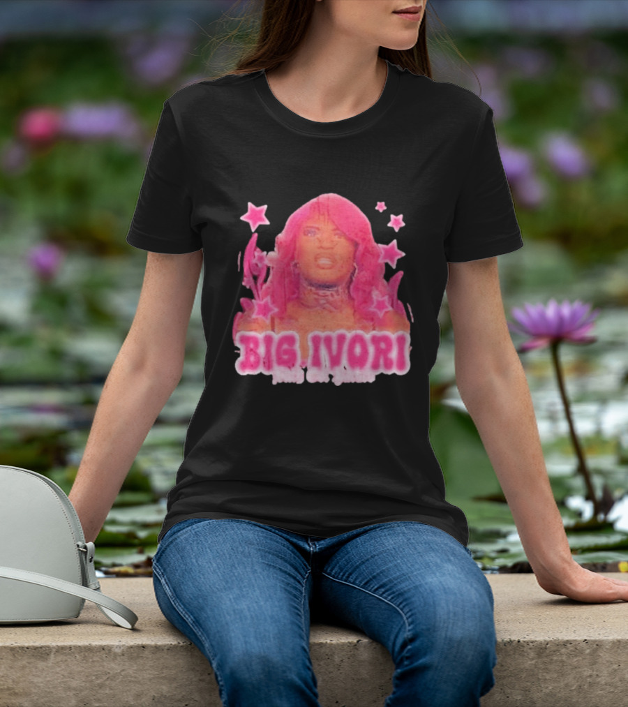 Big Ivori Bitch Got Parked Ivori Minor Stars Retro Pink Aesthetic T-Shirt