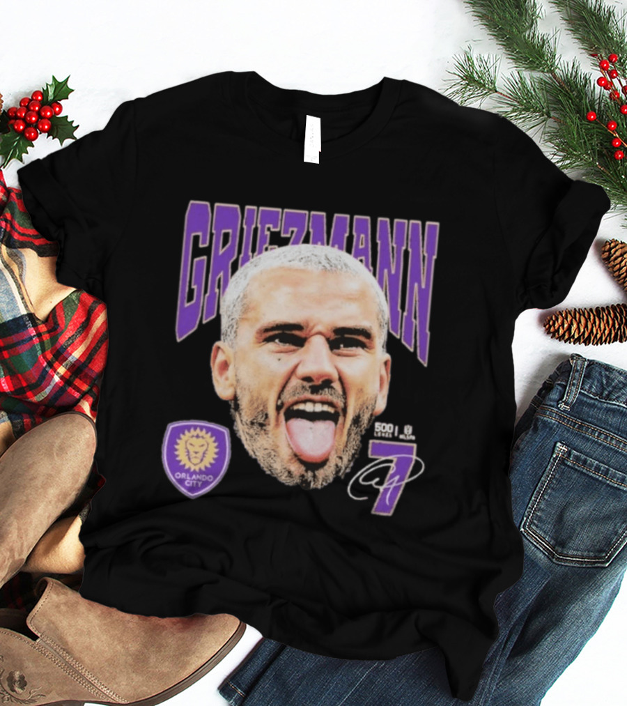 Griezmann Orlando City 7 Soccer Legend Celebration 500 T-Shirt