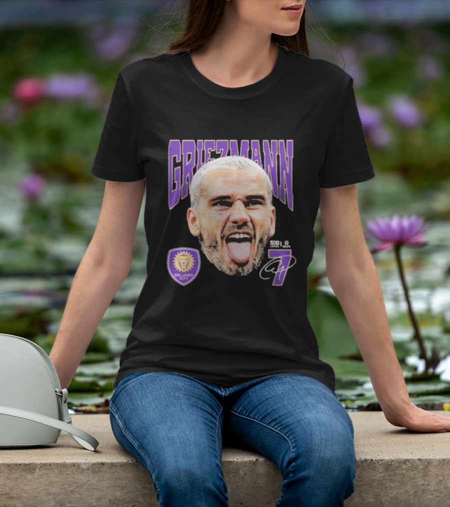 Griezmann Orlando City 7 Soccer Legend Celebration 500 T-Shirt