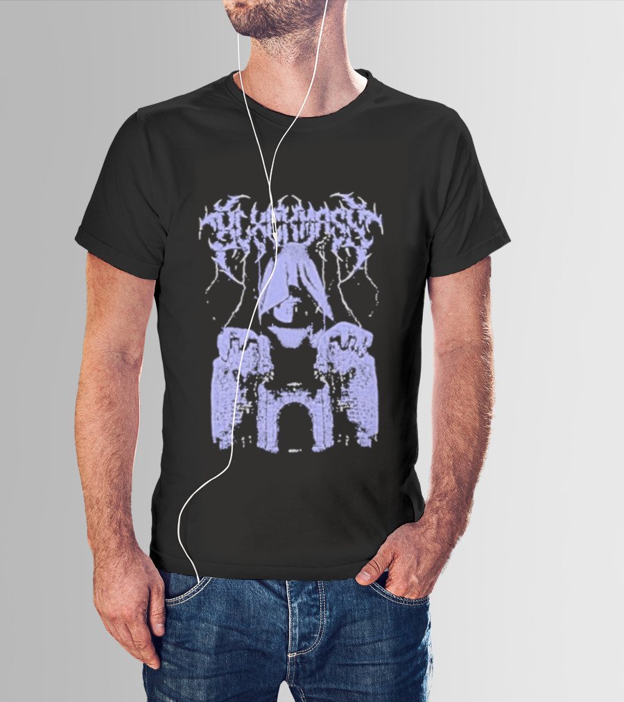 Blxckmass Necromancer Oversized Gothic Spellbinding Aesthetic T-Shirt